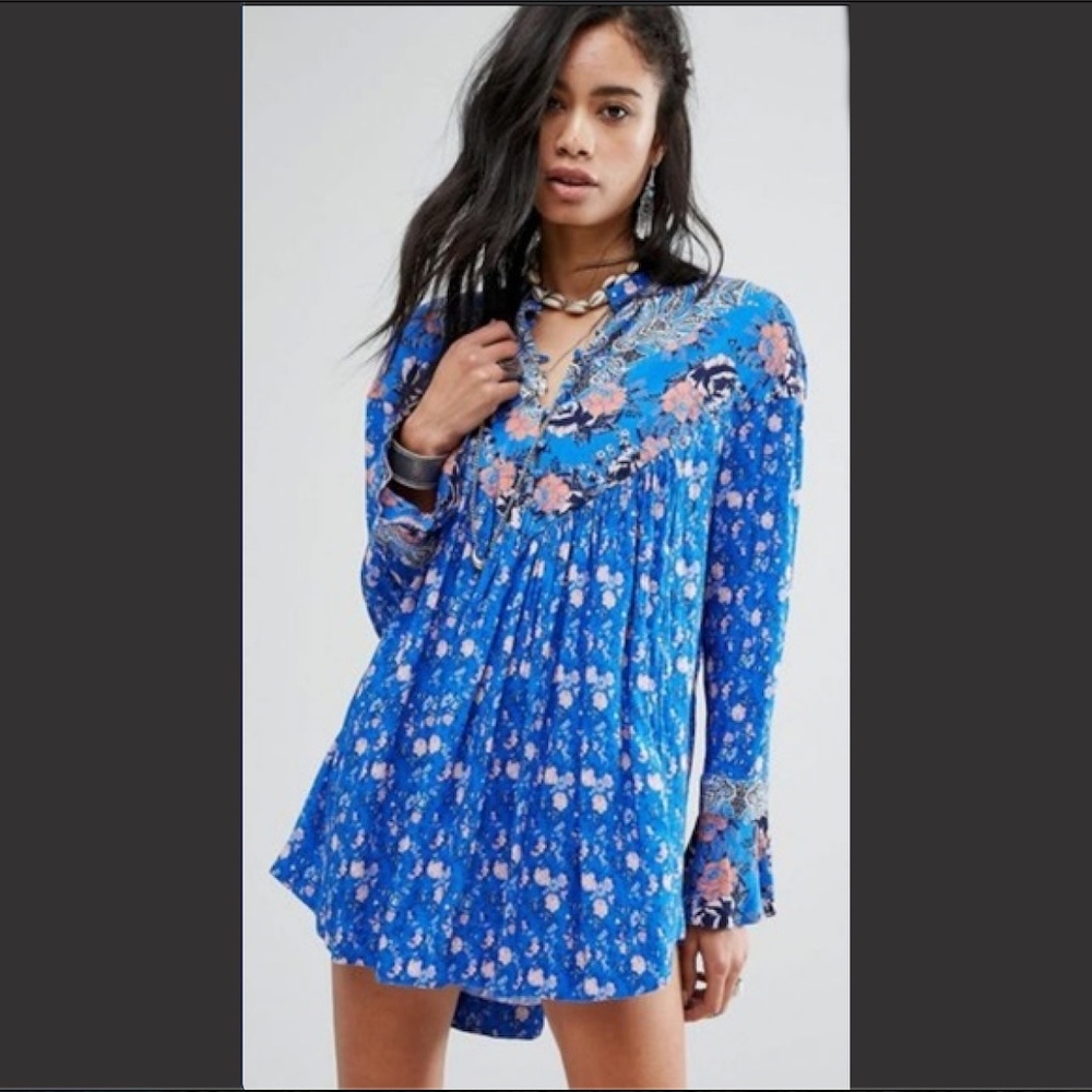 Free People - Wildflower Fields Henley Tunic